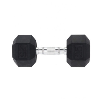 Wholesale Free Weight Gym Cast Solid Iron Rubber Hex Dumbbell Set